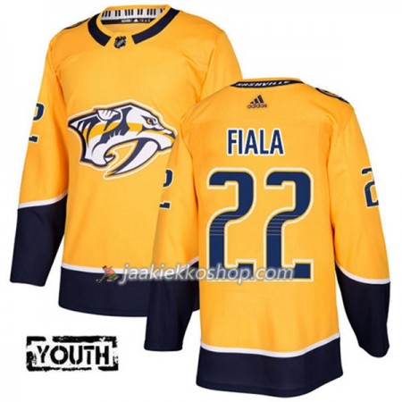 Lapsille NHL Nashville Predators Pelipaita Kevin Fiala 22 Adidas 2017-2018 Kulta Authentic